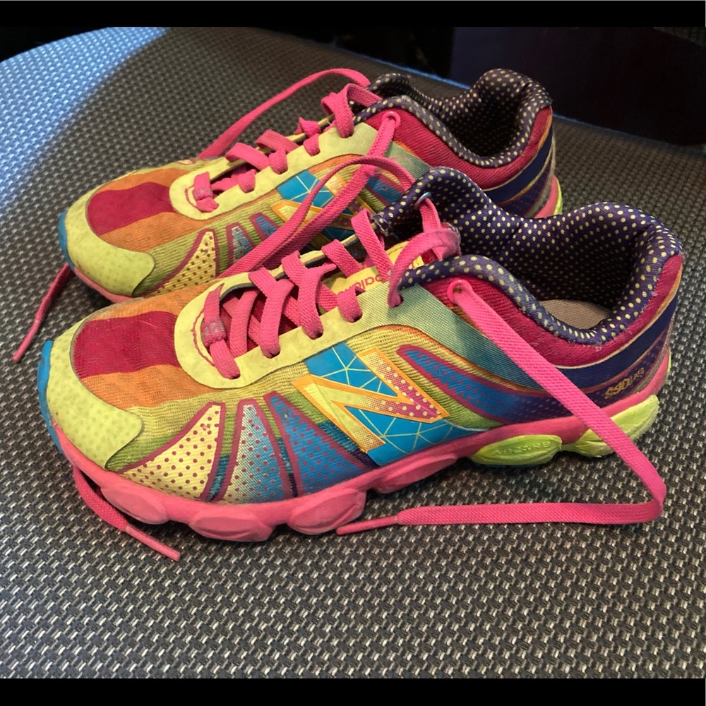 Little girls new balance sneakers - size 13.5